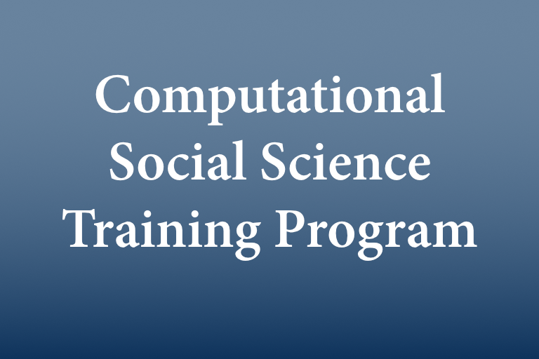 Computational Social Science Training Program image